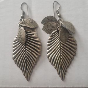 Champagne tone earrings